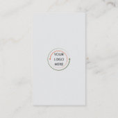 Carte De Visite Connectez-vous avec nous | Médias sociaux QR Code  (Dos)