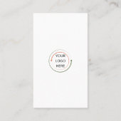 Carte De Visite Connectez-vous avec nous | Médias sociaux QR Code  (Dos)