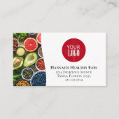 Carte De Visite Connectez-vous avec nous | QR Code Logo simple Pho (Devant)