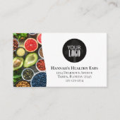 Carte De Visite Connectez-vous avec nous | QR Code Logo simple Pho (Devant)