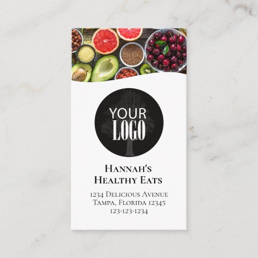 Carte De Visite Connectez-vous avec nous | QR Code Logo simple Pho (Devant)