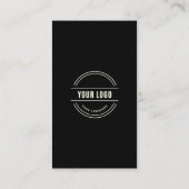 Carte De Visite Connectez-vous avec nous | Social Media QR Code Bl (Dos)