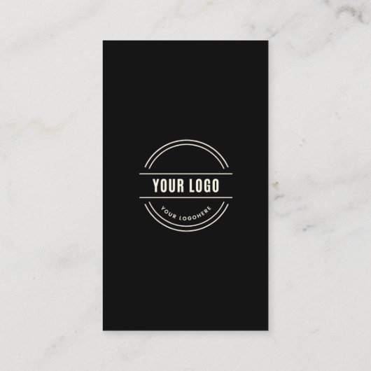 Carte De Visite Connectez-vous avec nous | Social Media QR Code Bl (Dos)