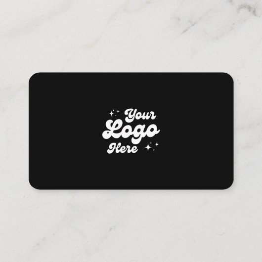 Carte De Visite Connectez-vous avec nous Social Media QR Code noir (Dos)