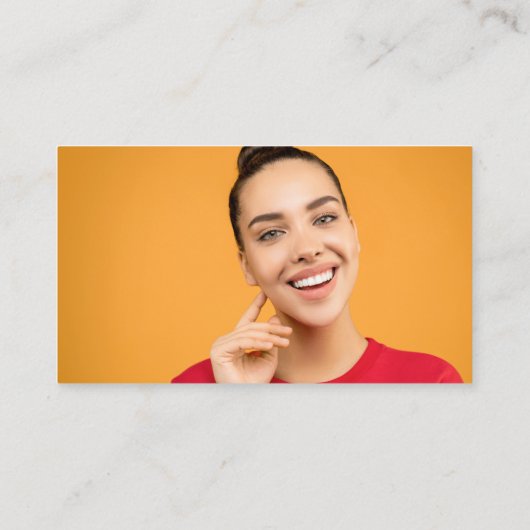 Carte De Visite Connectons Jade Green QR Code Photo (Dos)