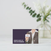 Carte De Visite Connectons-nous, accélérons l'organisateur d'événe (Debout devant)