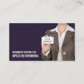 Carte De Visite Connectons-nous, accélérons l'organisateur d'événe (Devant)