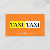 Carte De Visite Connexion à la cabine jaune (Dos)