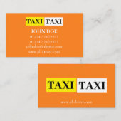 Carte De Visite Connexion à la cabine jaune (Devant / Derrière)