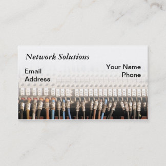 Carte De Visite Connexion complexe de fil de réseau informatique