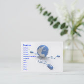 Carte De Visite Connexion du monde (Debout devant)