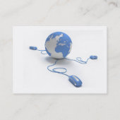 Carte De Visite Connexion du monde (Dos)