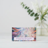 Carte De Visite Connexion éthérée - Flux d'énergie cosmique (Debout devant)