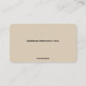 Carte De Visite Connexion modifiable avec nous (Dos)