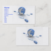 Carte De Visite Connexion mondiale (Devant / Derrière)