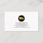 Carte De Visite Connexions d'exportation d'importation globale cré (Dos)