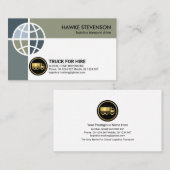 Carte De Visite Connexions d'exportation d'importation globale cré (Devant / Derrière)