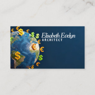 Carte De Visite Connexions monétaires et commerciales mondiales