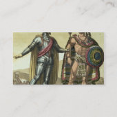 Carte De Visite Conquérant avec un chef de Natif américain (Dos)