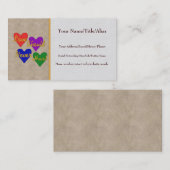 Carte De Visite Conscience de violence familiale (Devant / Derrière)