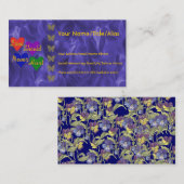 Carte De Visite Conscience de violence familiale (Devant / Derrière)