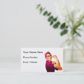 Carte De Visite Conscience Rosie de Cancer le rivoir (Debout devant)