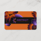 Carte De Visite Conseil abstrait encore plus allégé (Devant)