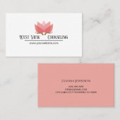 Carte De Visite Conseil, coach de vie, thérapie, thérapeute, (Devant / Derrière)