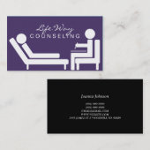 Carte De Visite Conseil, coach de vie, thérapie, thérapeute, (Devant / Derrière)