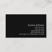 Carte De Visite Conseil, coach de vie, thérapie, thérapeute, (Dos)