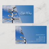 Carte De Visite Conseil, coach de vie, thérapie, thérapeute, (Devant / Derrière)