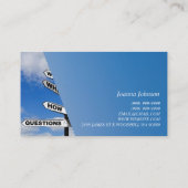 Carte De Visite Conseil, coach de vie, thérapie, thérapeute, (Dos)