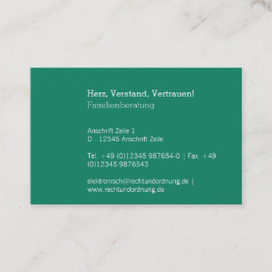 Carte De Visite conseil, Coach, Respect social