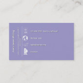 Carte De Visite Conseil de Feuilles | Mandala (Dos)