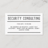 Carte De Visite Conseil de sécurité QR (Devant)