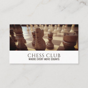 Carte De Visite Conseil d'échecs, Club d'échecs