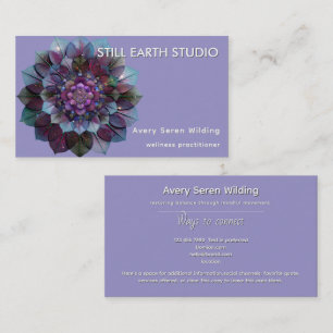 Carte De Visite Conseil des Feuilles   Mandala