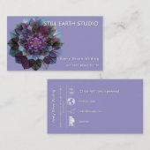 Carte De Visite Conseil des Feuilles | Mandala (Devant / Derrière)