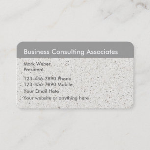 Carte De Visite Conseil en entreprise