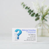 Carte De Visite Conseil en marketing d'entreprise moderne (Debout devant)