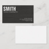 Carte De Visite Conseil | Exécutif d'entreprise (Devant / Derrière)