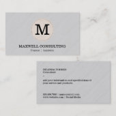 Carte De Visite Conseil | Finances / Affaires II (Devant / Derrière)