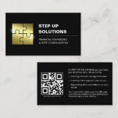 Carte De Visite Conseil financier (Devant / Derrière)