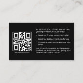 Carte De Visite Conseil financier (Dos)