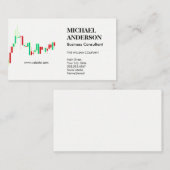 Carte De Visite Conseil marketing | Graphique Graphique Graphique  (Devant / Derrière)