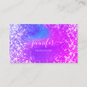 Carte De Visite Conseil professionnel de beauté Parties scintilla