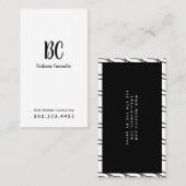 Carte De Visite Conseil professionnel moderne, thérapeute, (Devant / Derrière)