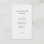 Carte De Visite Conseil professionnel personnalisé (Dos)