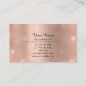 Carte De Visite Conseil professionnel Rose moderne (Dos)