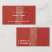 Carte De Visite Conseiller (Devant / Derrière)